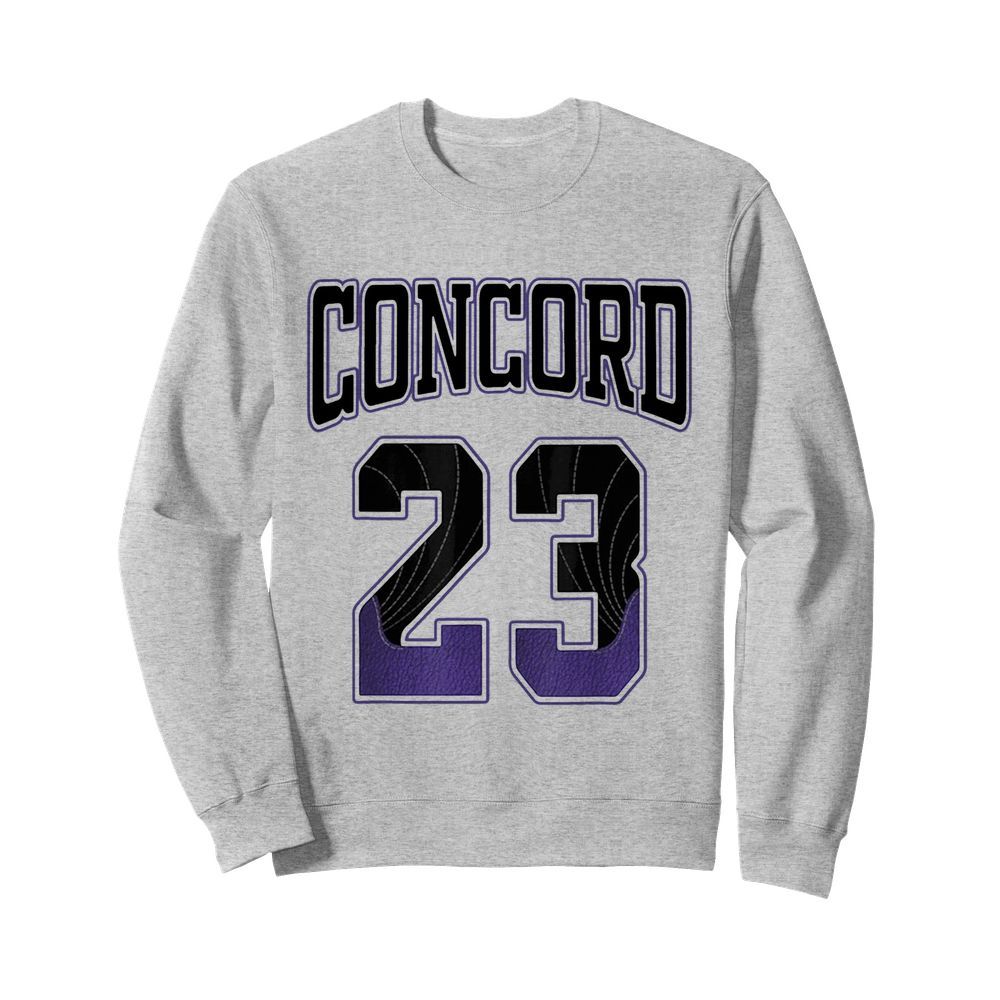 23 Made To Match Jordan 12 Dark Concord Retro  Unisex Sweatshirt