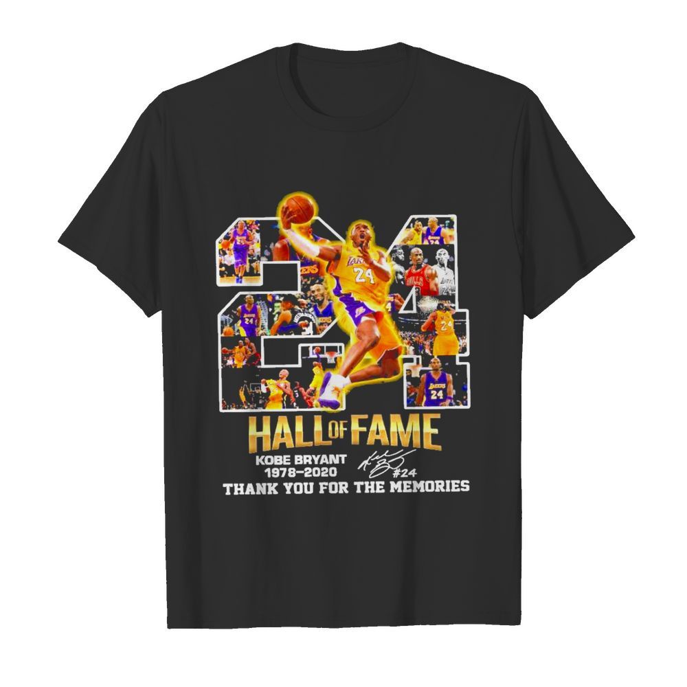 24 hall of fame kobe bryant 1978 2020 shirt