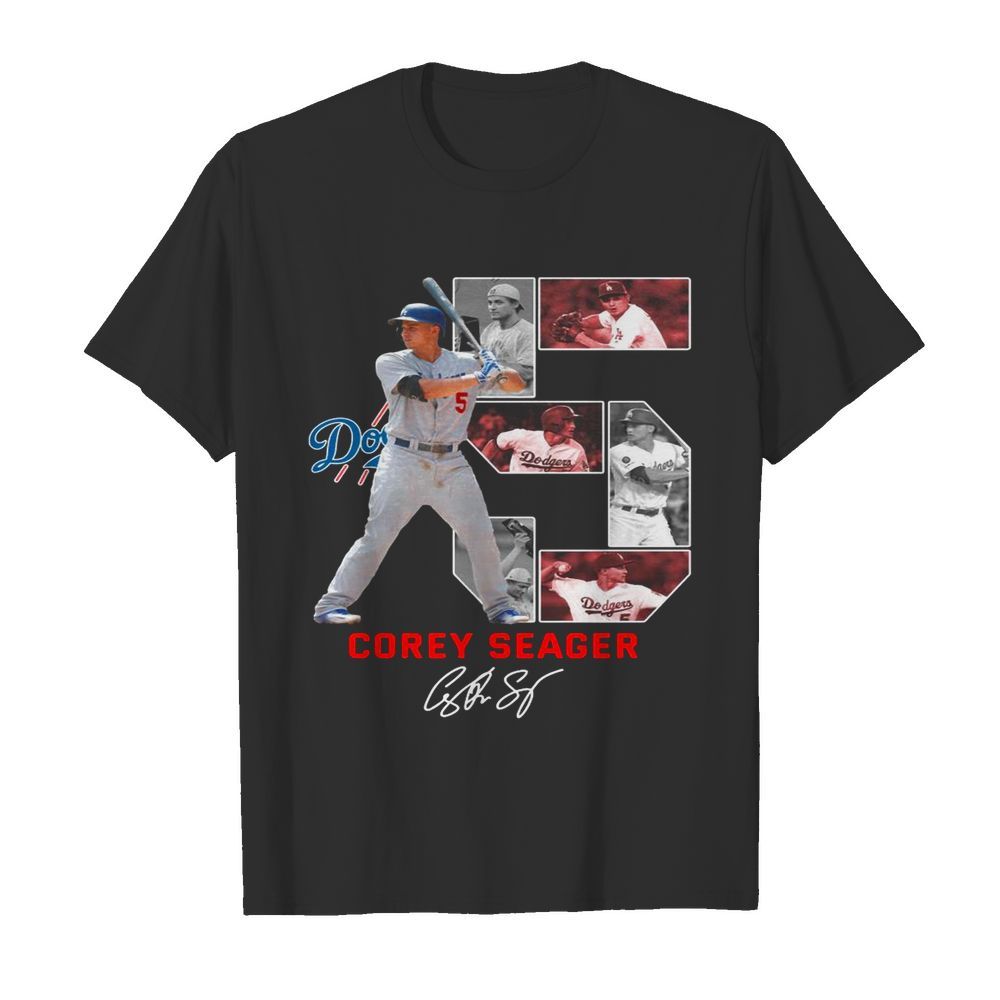 5 Corey Seager Los Angeles Dodgers Signature shirt