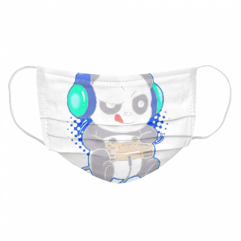 Adorable gaming panda  Cloth Face Mask