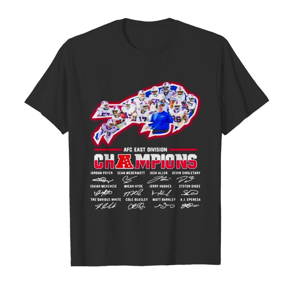 Afc East Division Champins Signature Football Buffalo Bill shirt