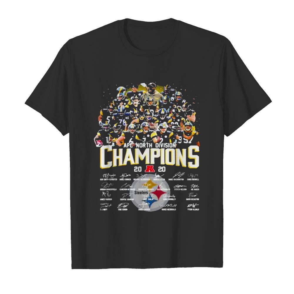 Afc North Division Champion 2020 Signature Player Team Steelers Football shirt