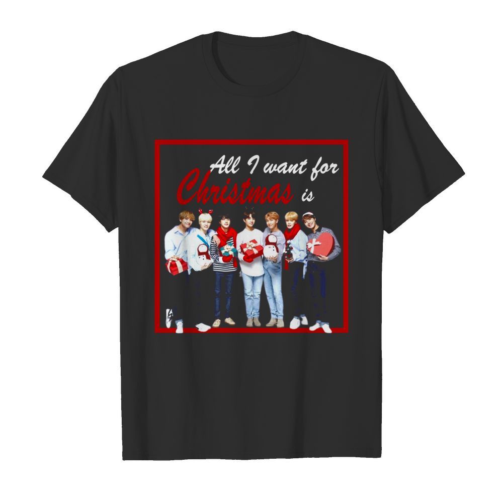 All I want for Christmas is BTS shirt