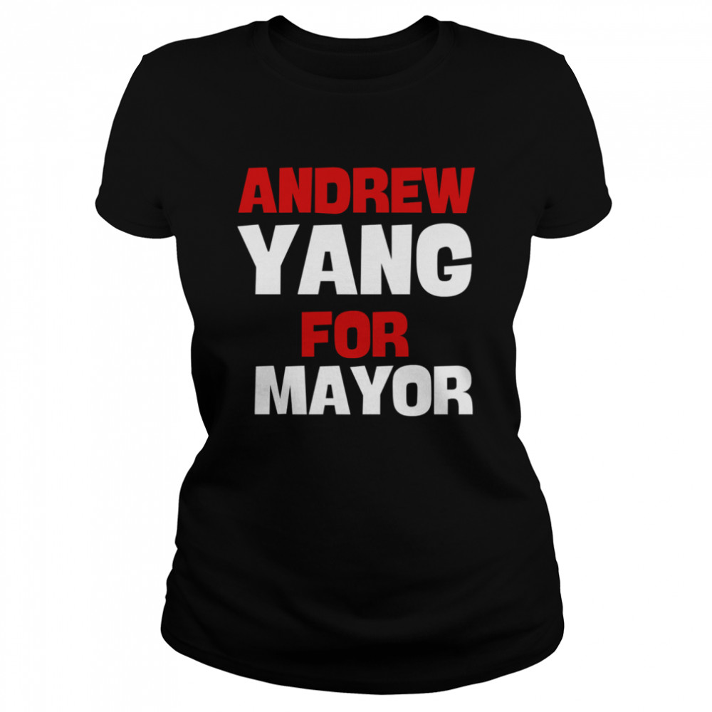 Andrew Yang For Mayor Essential  Classic Women's T-shirt