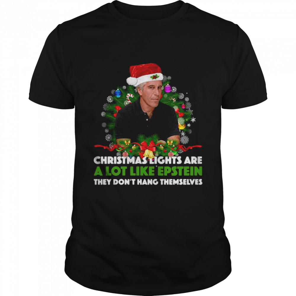 Anthony Bourdain Christmas lights are a lot like epstein shirt