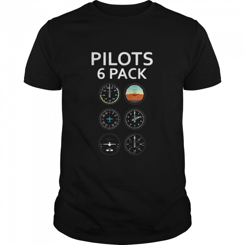 Aviator Pilots 6 pack shirt