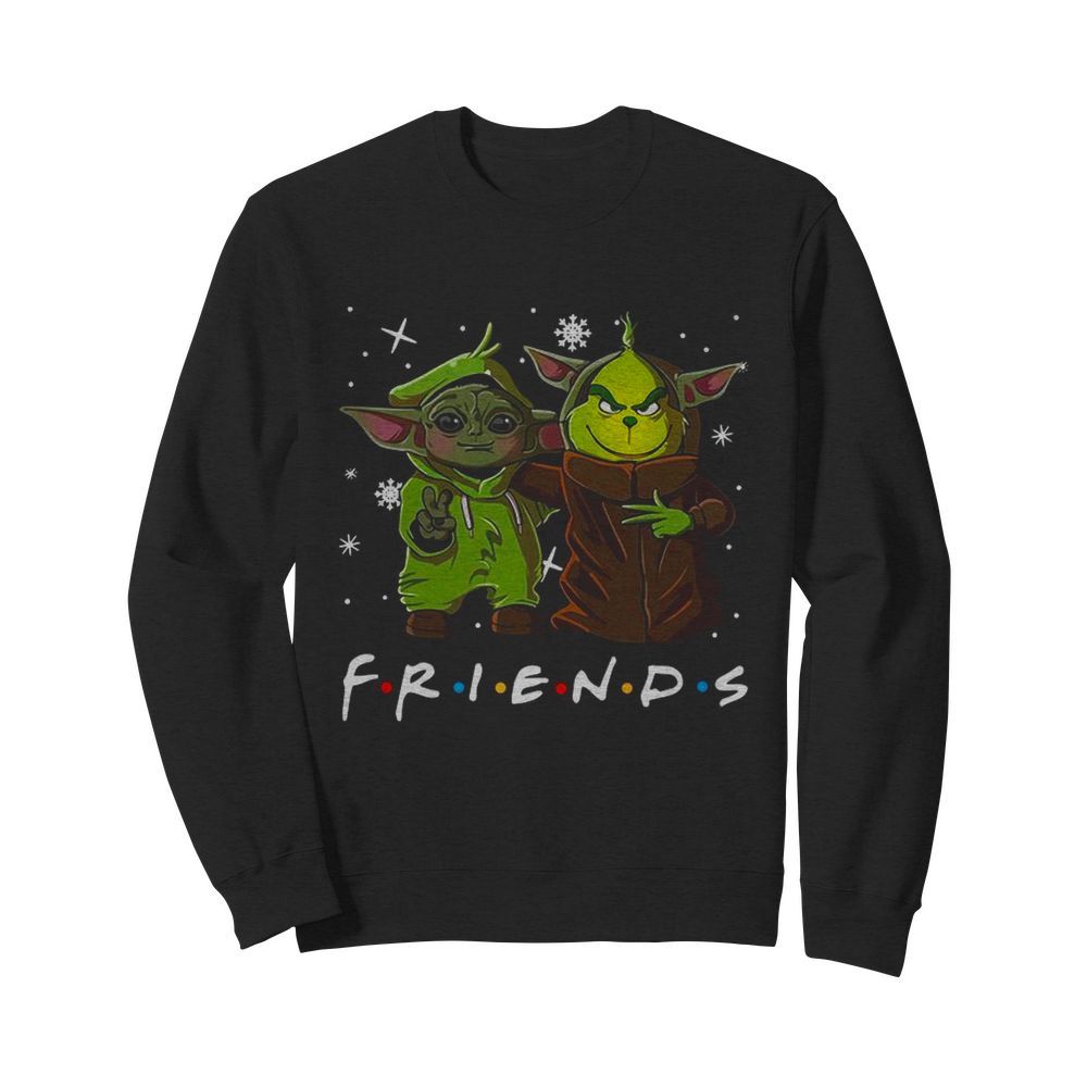 Baby Yoda And Baby Grinch Friends  Unisex Sweatshirt