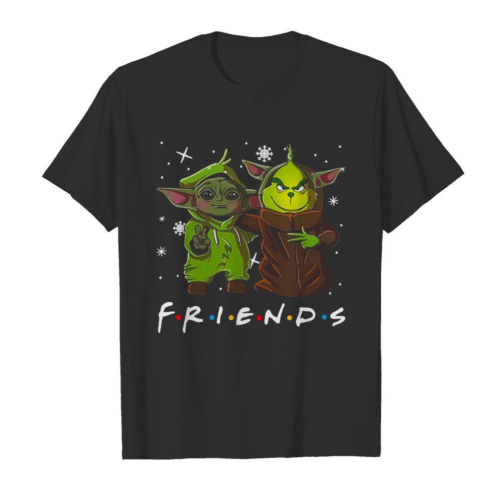 Baby Yoda And Baby Grinch Friends shirt