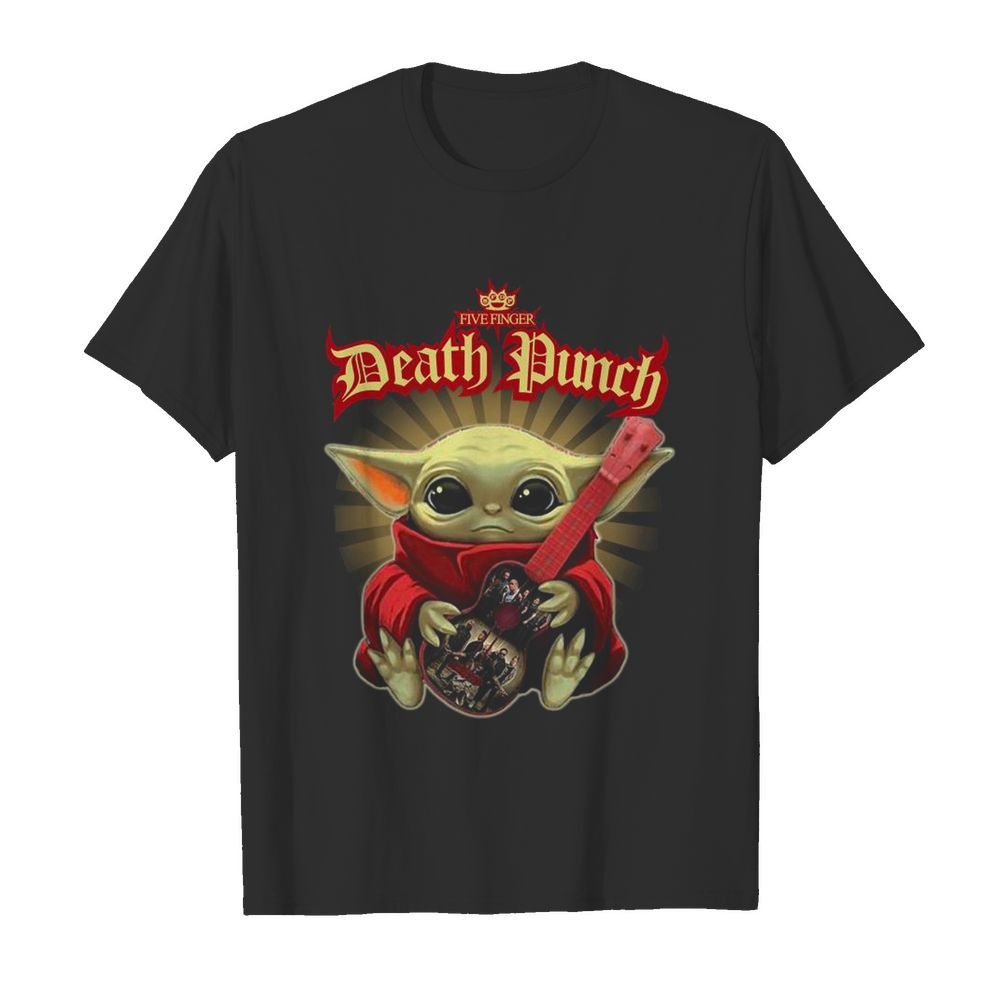 Baby Yoda Hug Five Finger Death Punch shirt