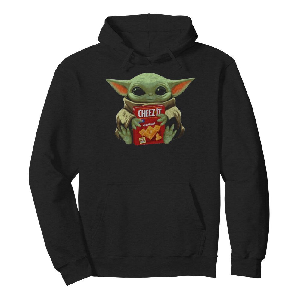 Baby Yoda Hugs Cheez It Box  Unisex Hoodie