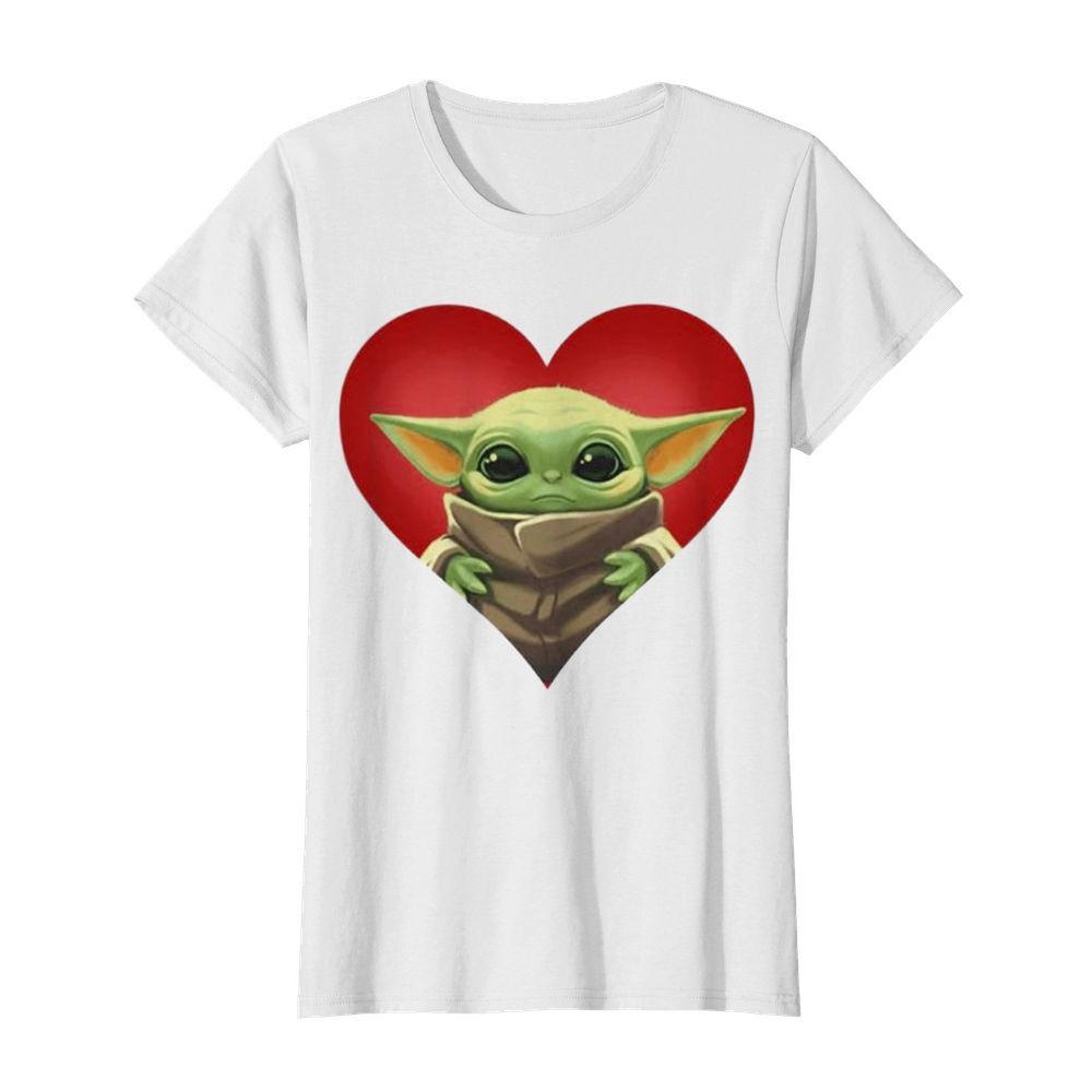 Baby yoda heart  Classic Women's T-shirt