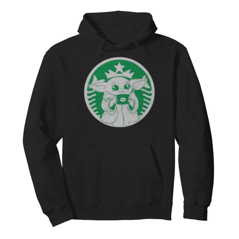 Baby yoda star wars coffee starbucks  Unisex Hoodie