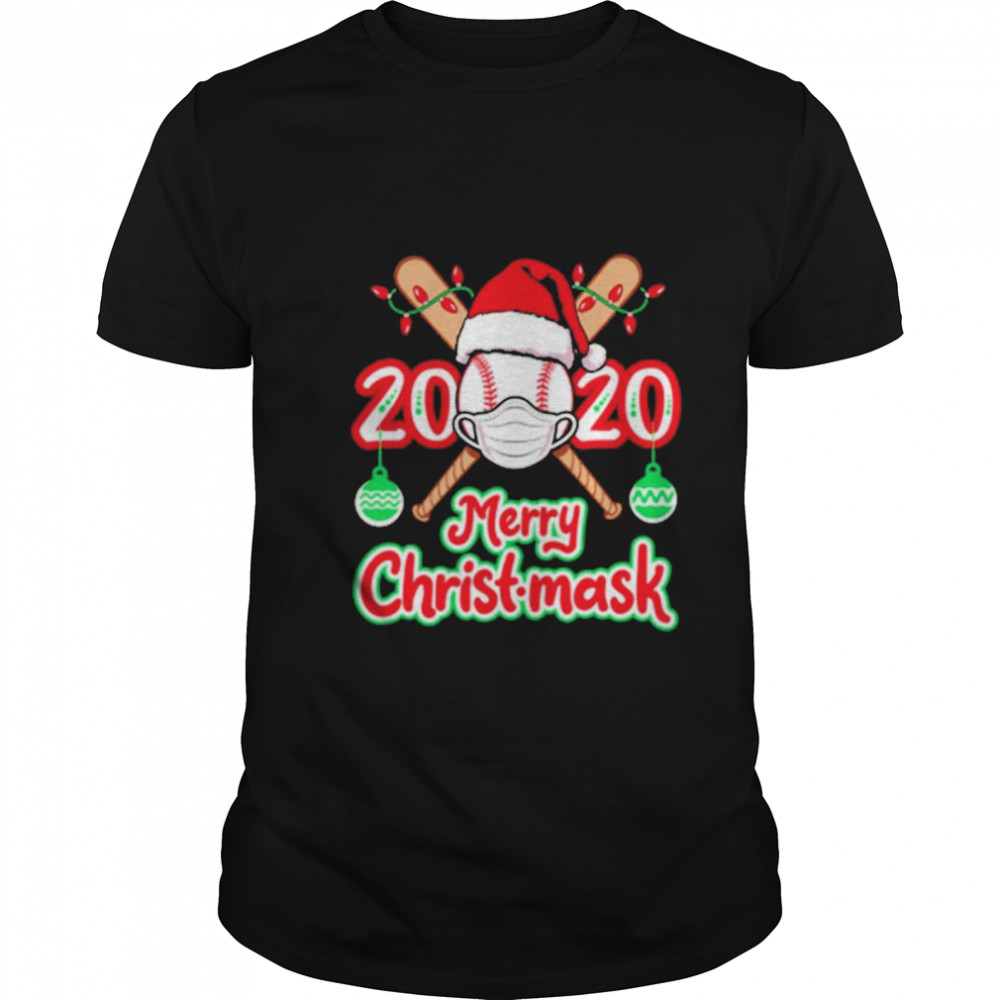 Baseball Face Mask Merry Christmask 2020 shirt