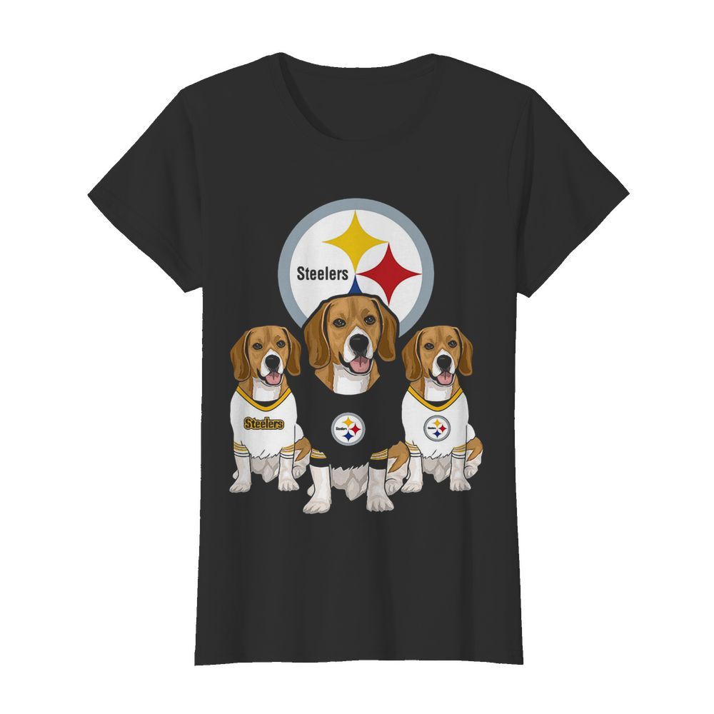 Beagle Pittsburgh Steelers Logo  Classic Women's T-shirt