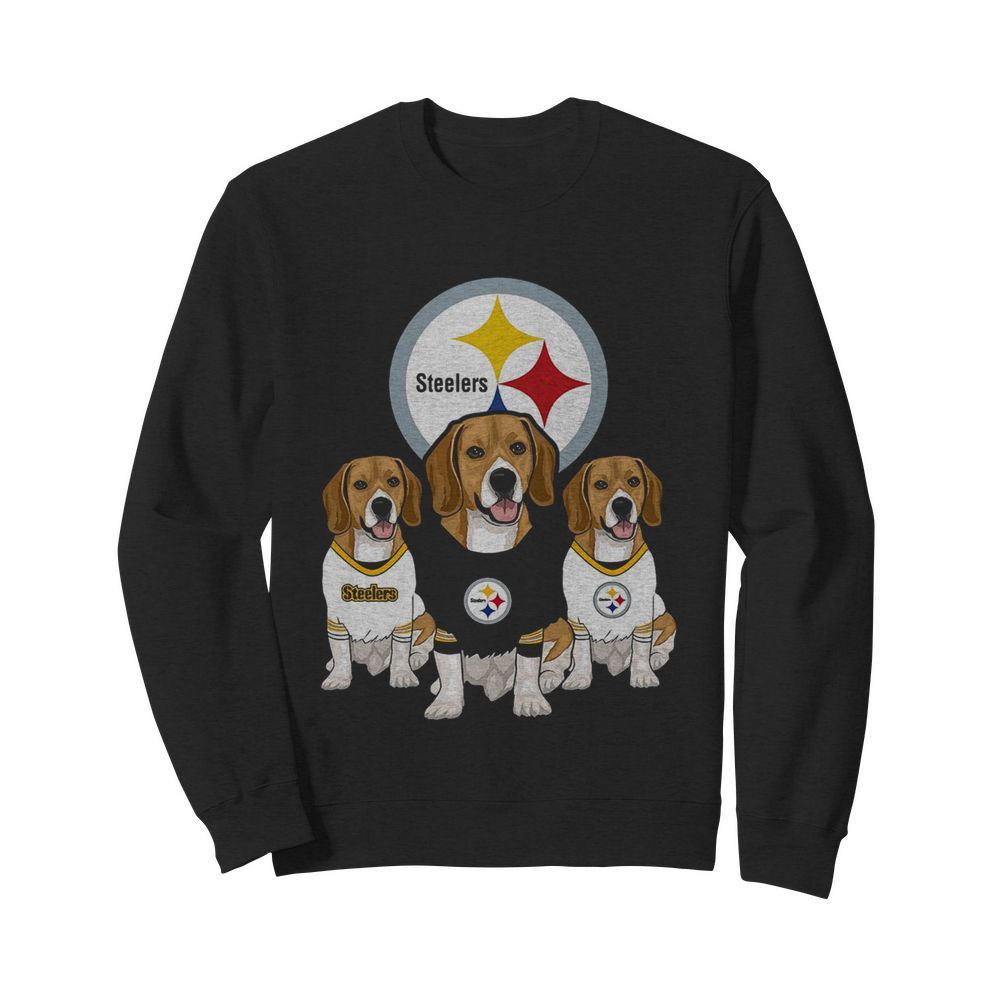 Beagle Pittsburgh Steelers Logo  Unisex Sweatshirt