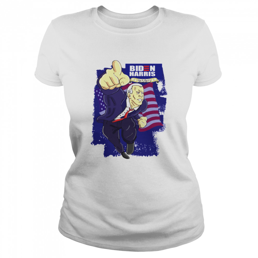 Biden Harris 2020 American Flag  Classic Women's T-shirt