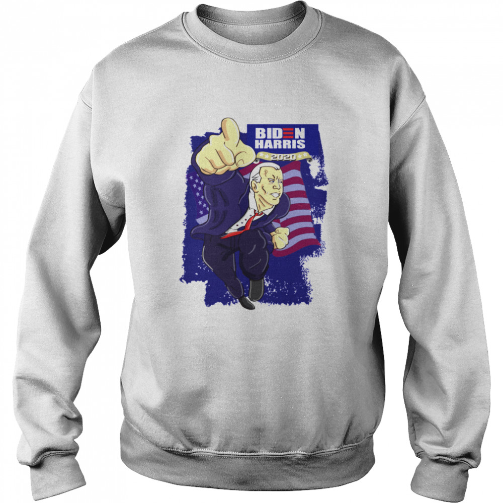 Biden Harris 2020 American Flag  Unisex Sweatshirt