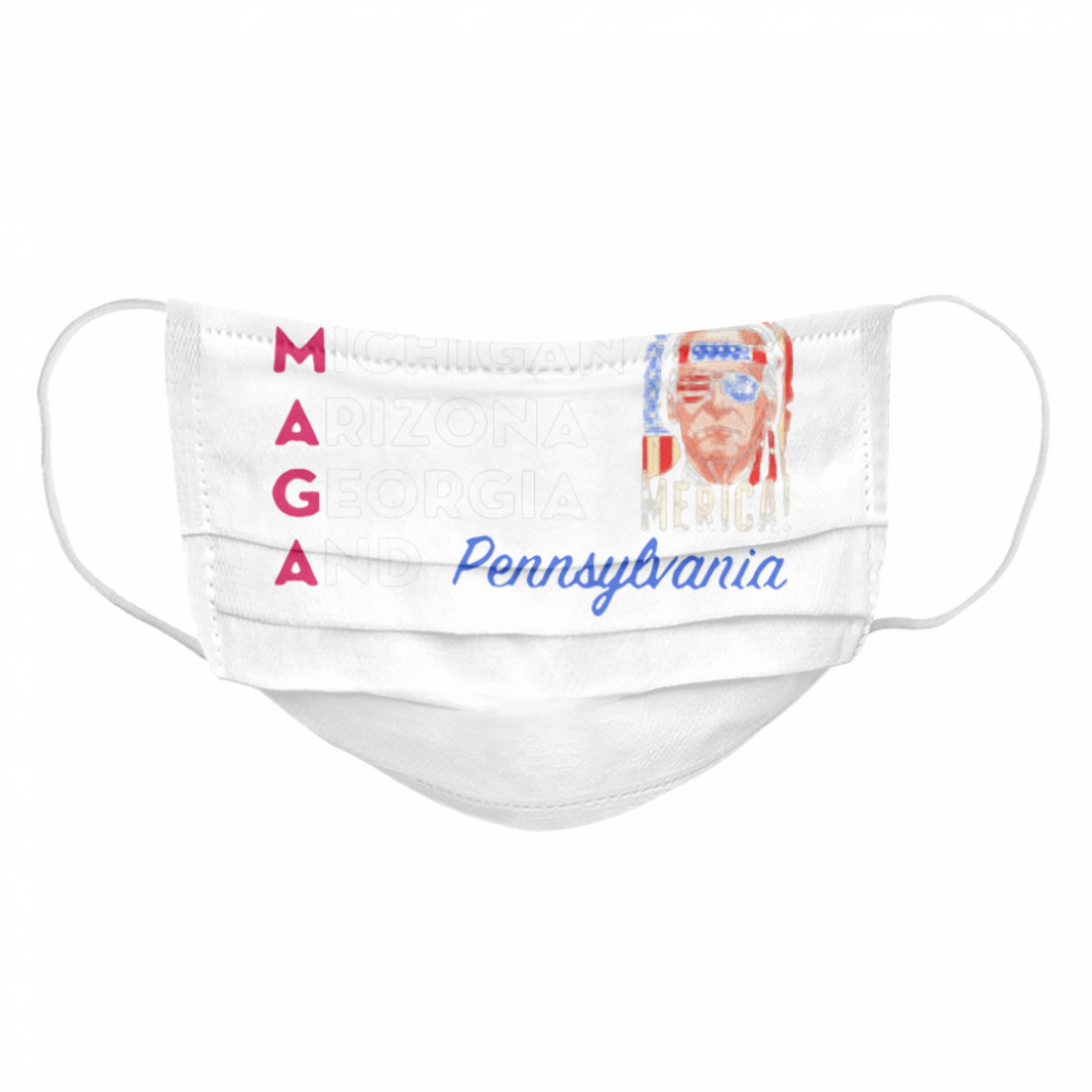 Biden won Michigan Arizona Georgia and Pennsylvania  Cloth Face Mask