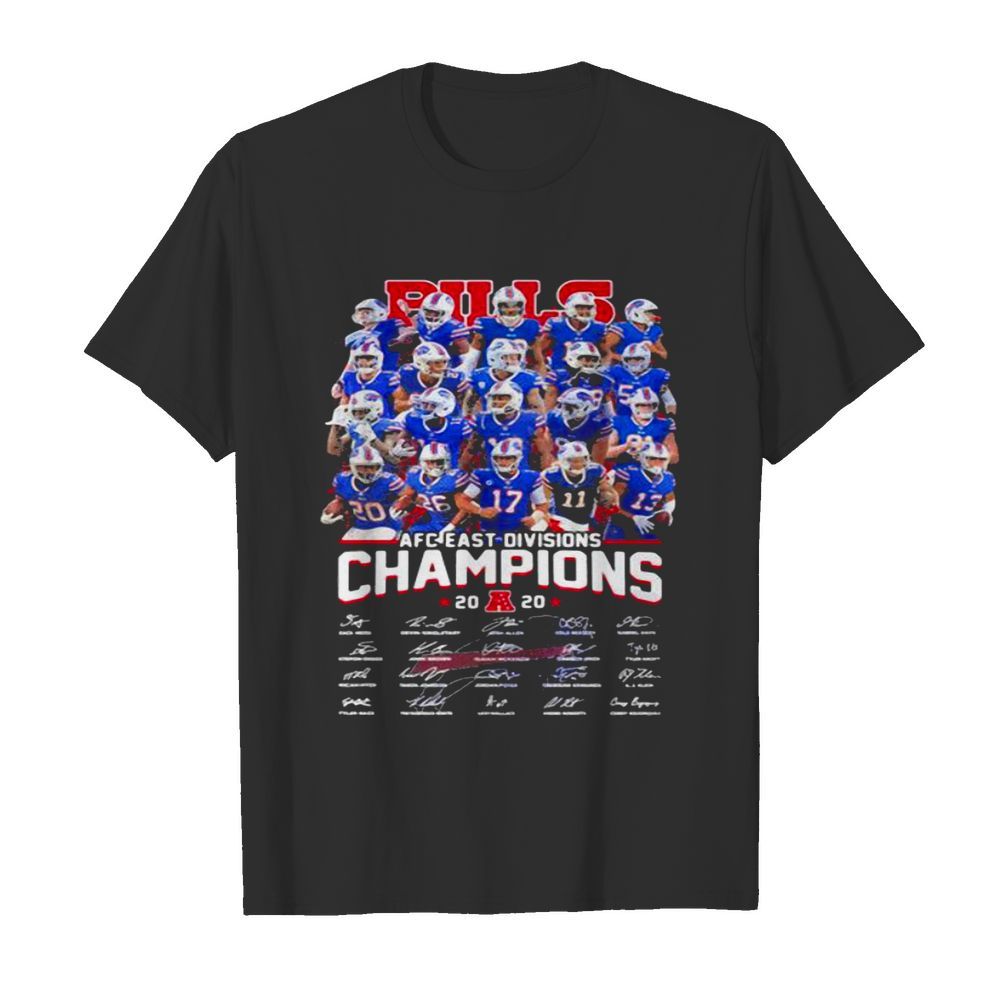 Bills Afc East Divisions Champions 2020 Signature shirt