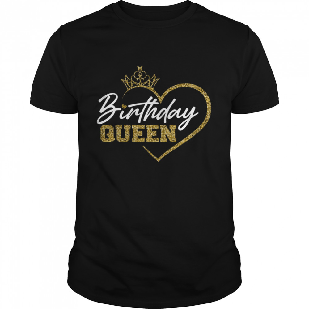 Birthday Queen Crown Heart  Classic Men's T-shirt