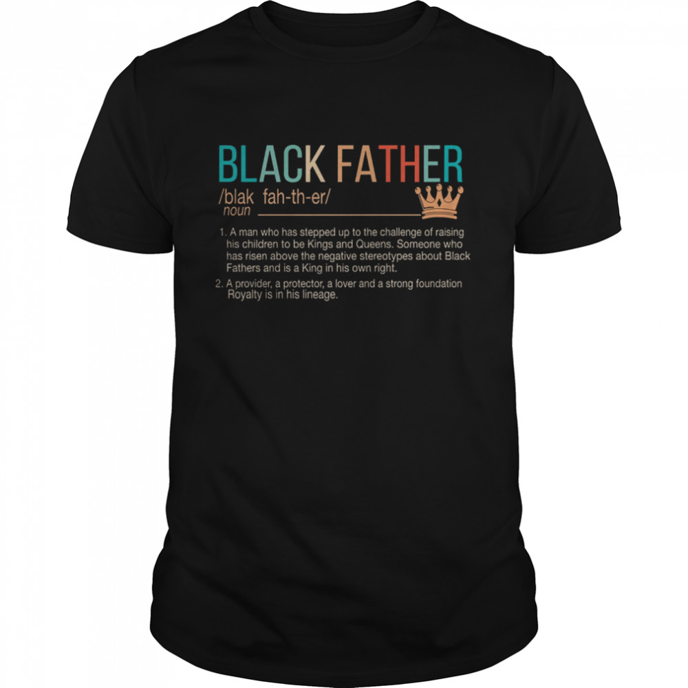 Black Father Definition vintage shirt