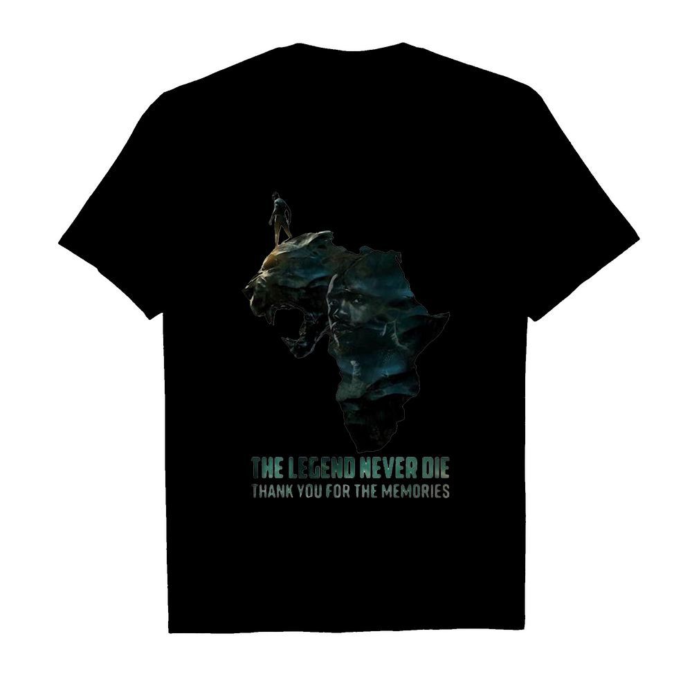 Black Panther The Legend Never Die Thank You For The Memories shirt