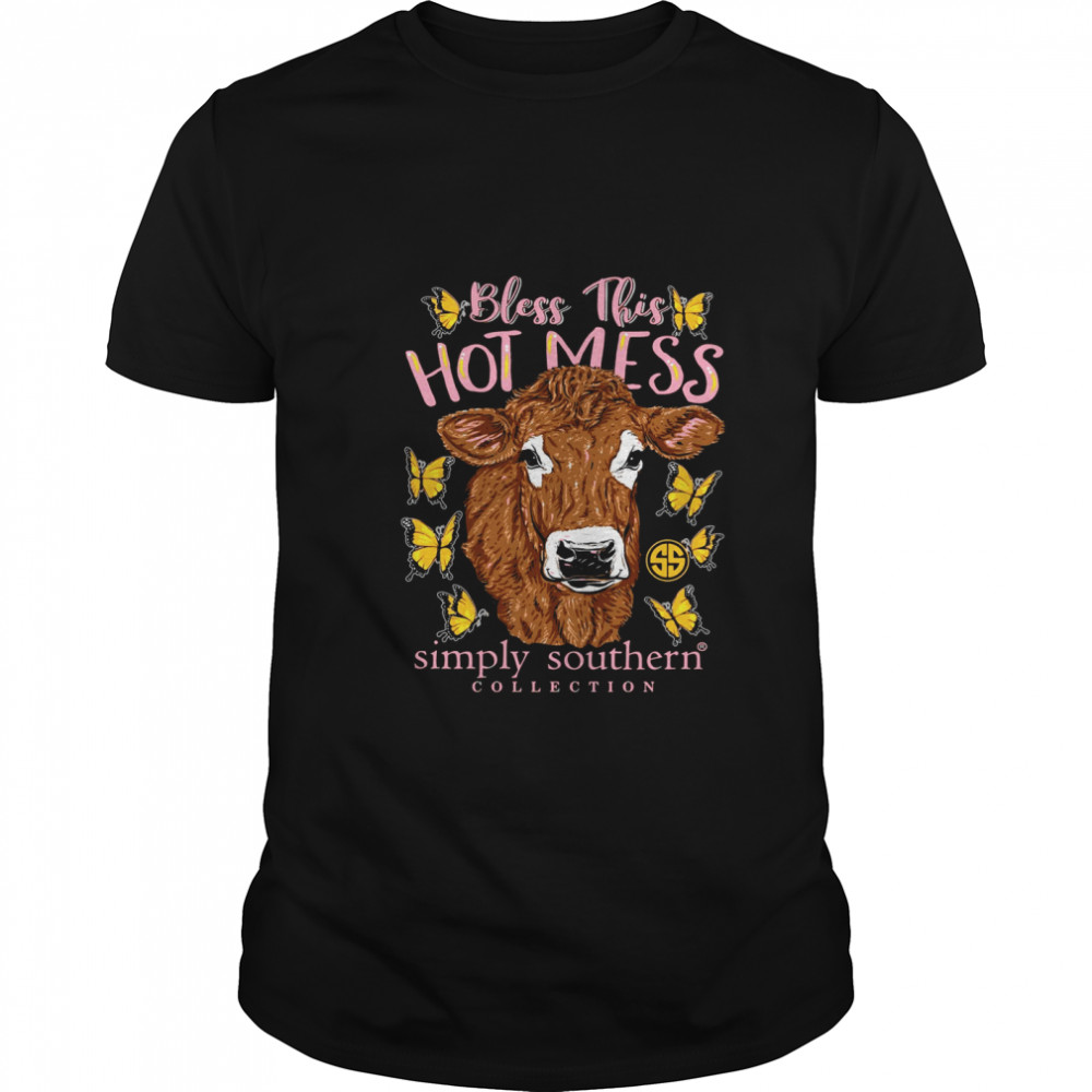 Bless This Hot Mess Simply Southern Collection  Classic Men's T-shirt