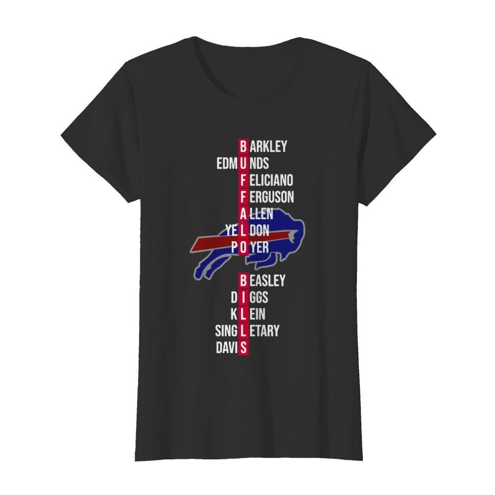 Buffalo Bills Barkley Edmunds Feliciano Ferguson Allen  Classic Women's T-shirt