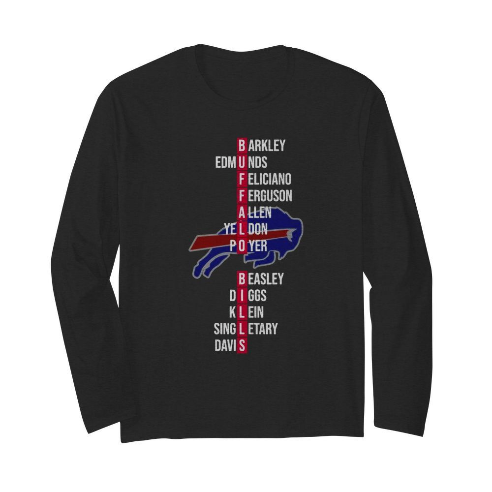 Buffalo Bills Barkley Edmunds Feliciano Ferguson Allen  Long Sleeved T-shirt 