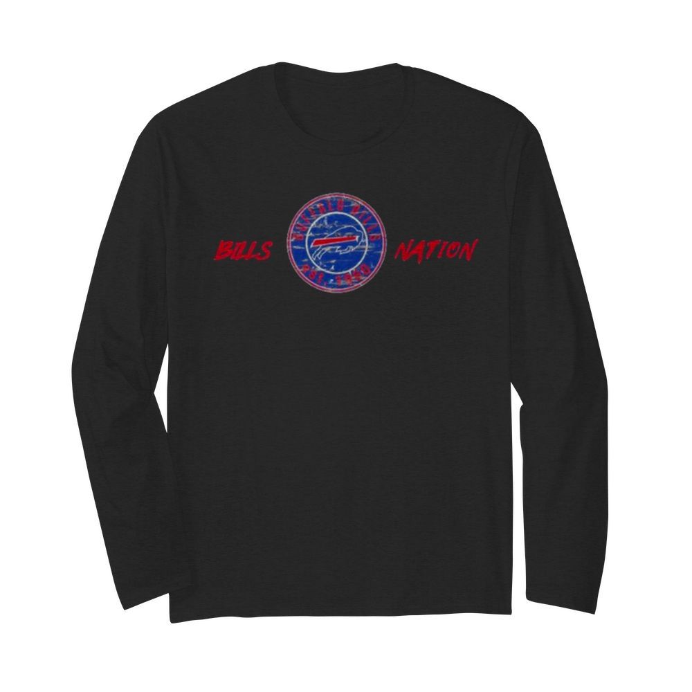 Buffalo Bills Nation  Long Sleeved T-shirt 