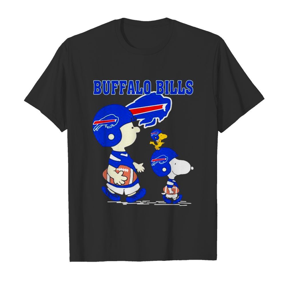 Buffalo Bills Snoopy Woodstock Football  Classic Men's T-shirt