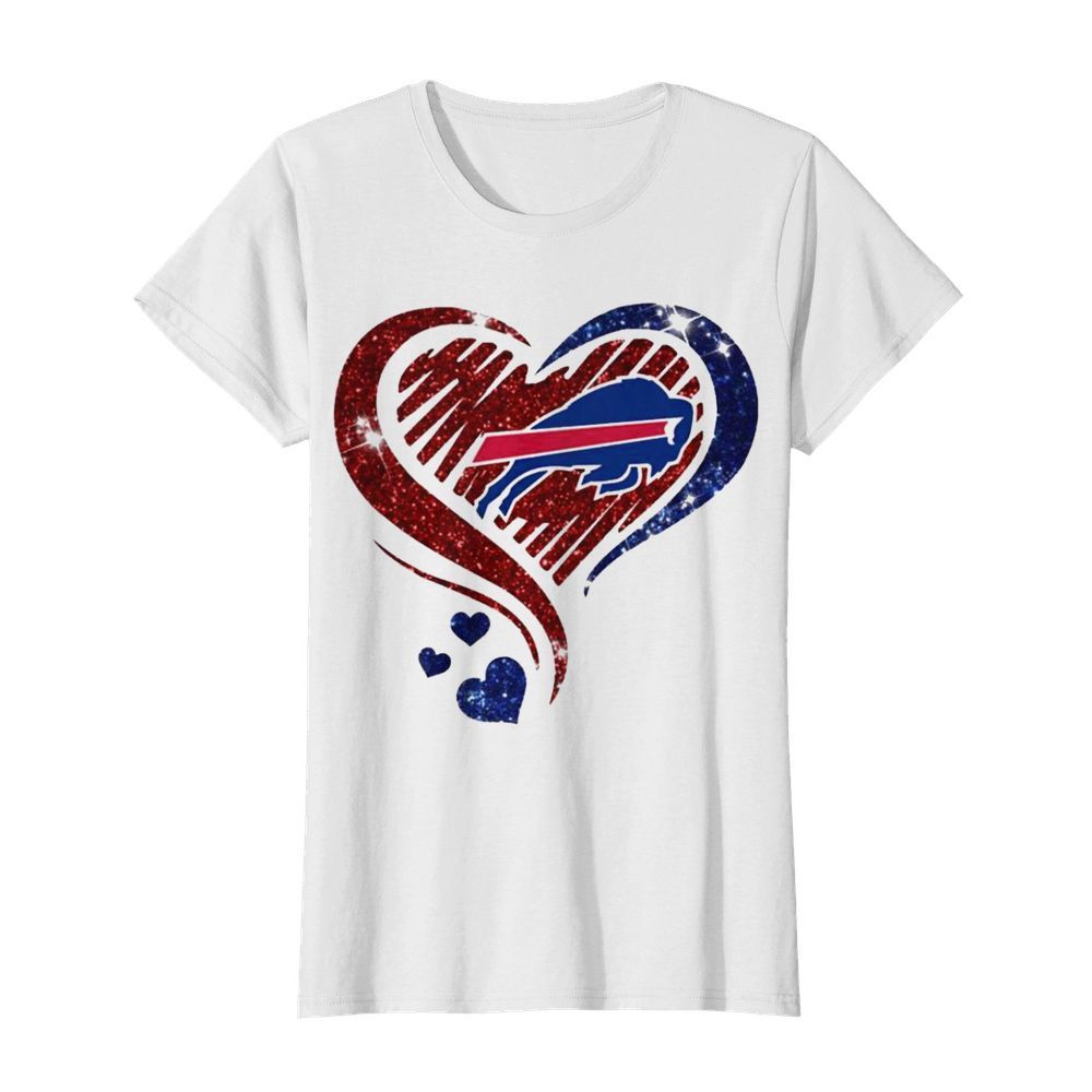 Buffalo bills love heart  Classic Women's T-shirt