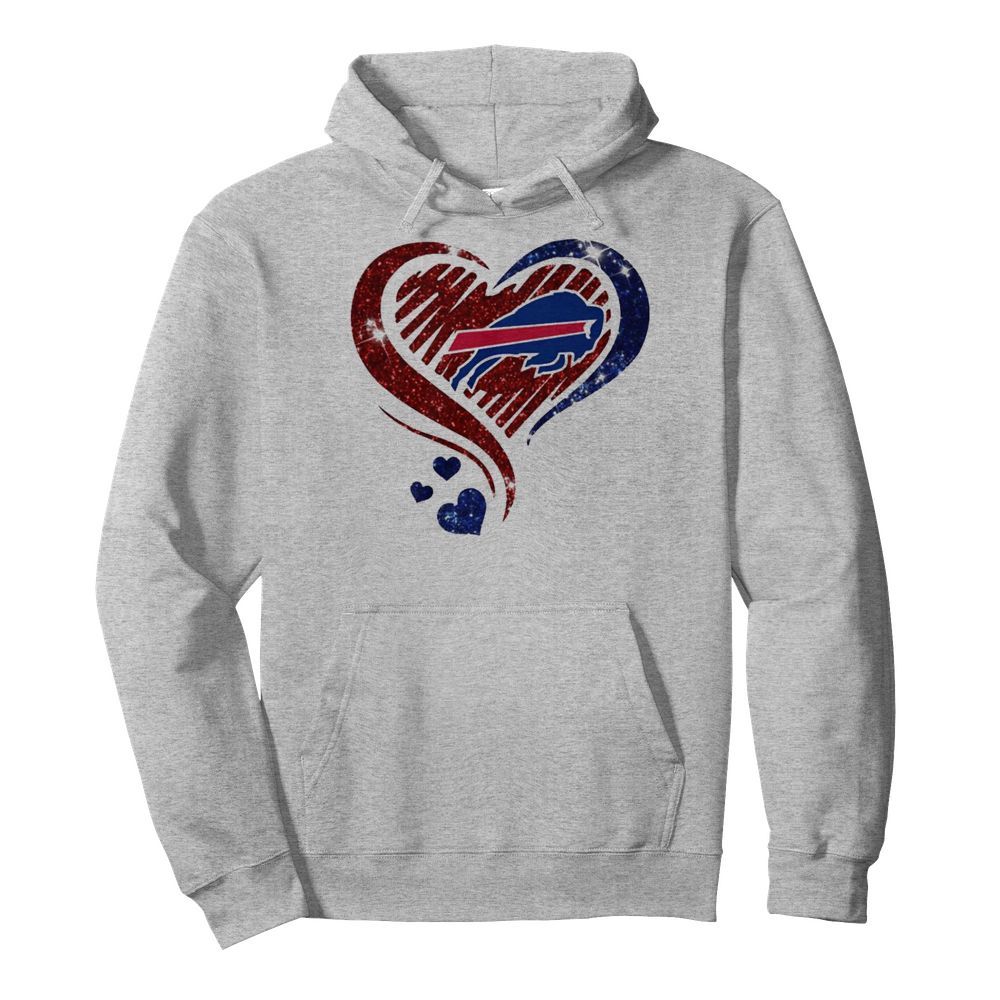 Buffalo bills love heart  Unisex Hoodie