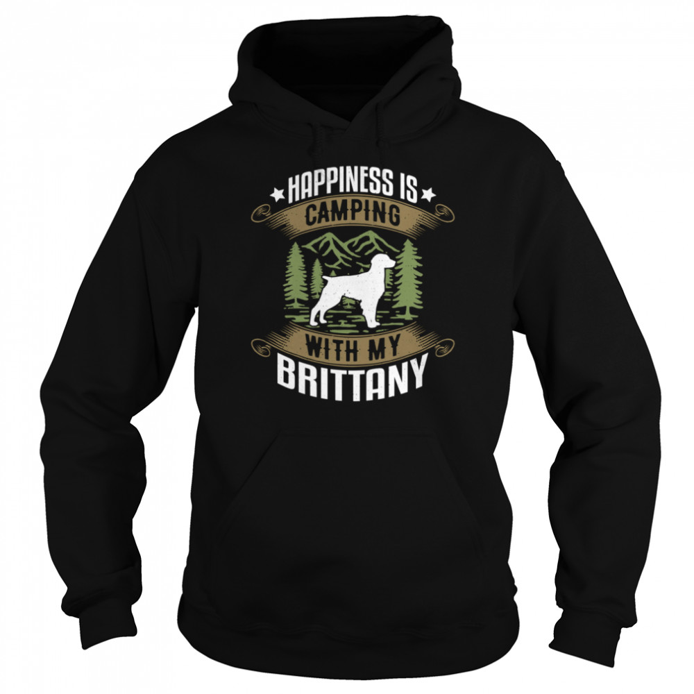 Camping With Brittany Camp Camping And Dogs  Unisex Hoodie