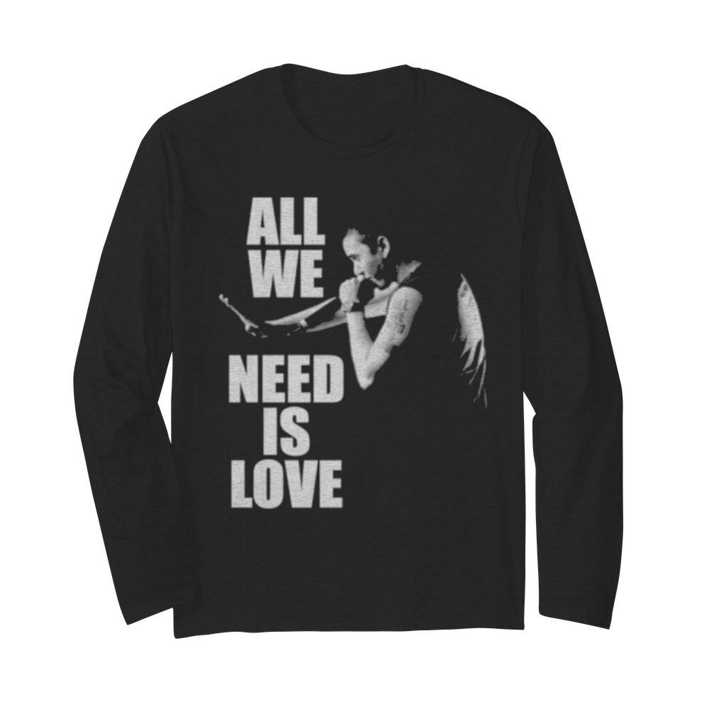 Canserbero all we need is love  Long Sleeved T-shirt 