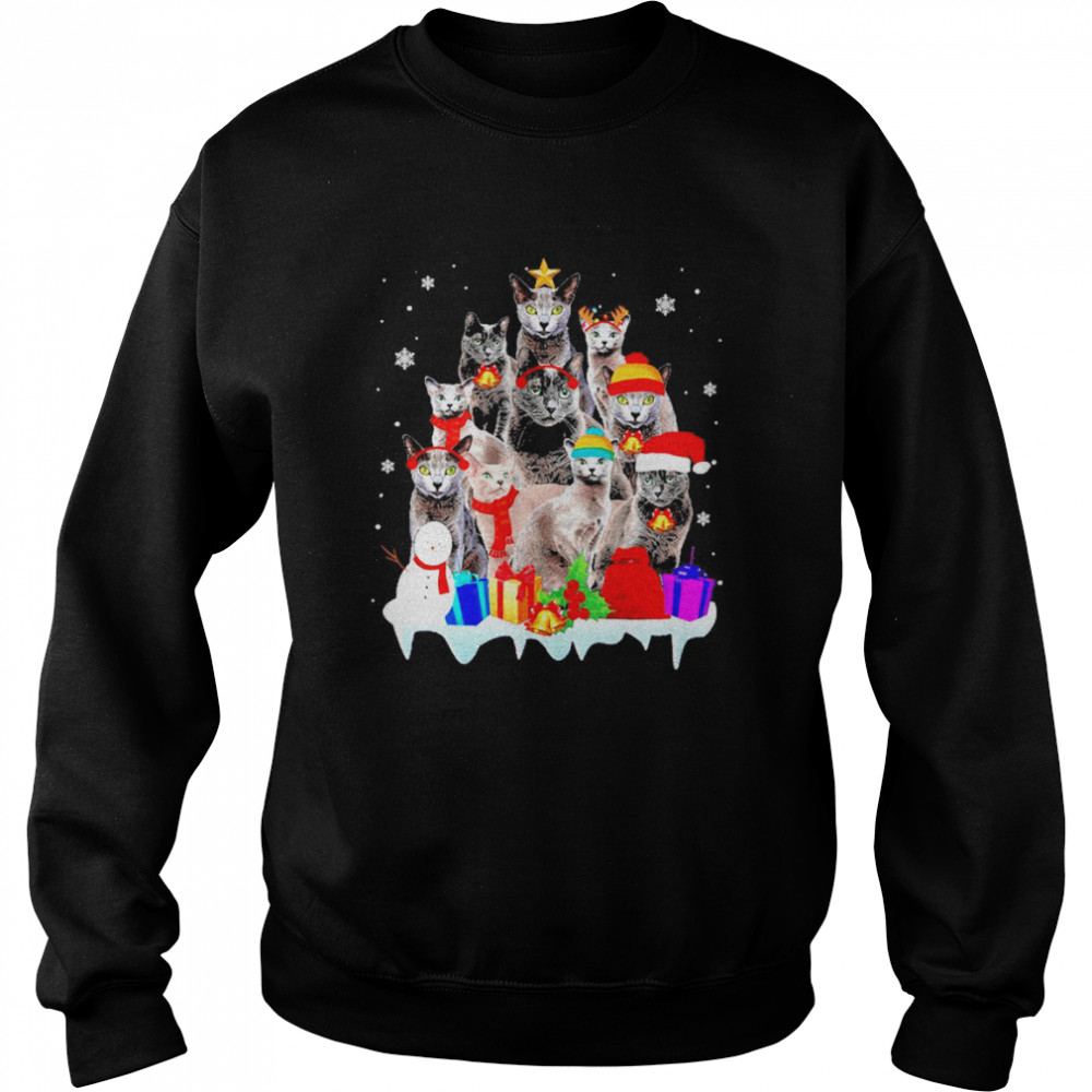 Cat merry christmas  Unisex Sweatshirt