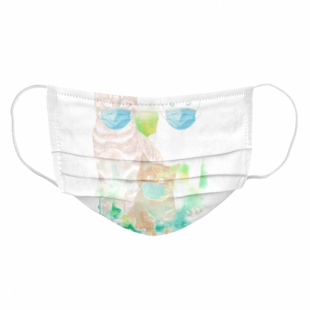 Cats Wear Face Mask Coronavirus  Cloth Face Mask