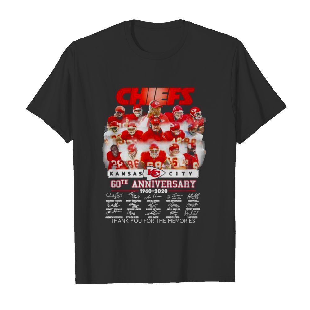 Chiefs kansas city 60th anniversary 1960 2020 shirt