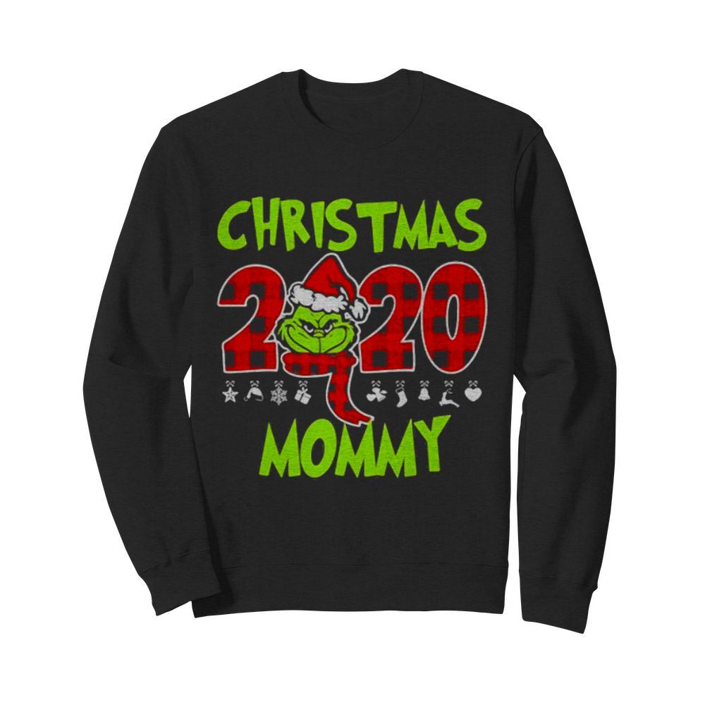 Christmas 2020 Mommy Grinch Hat Santa Claus Merry Xmas  Unisex Sweatshirt