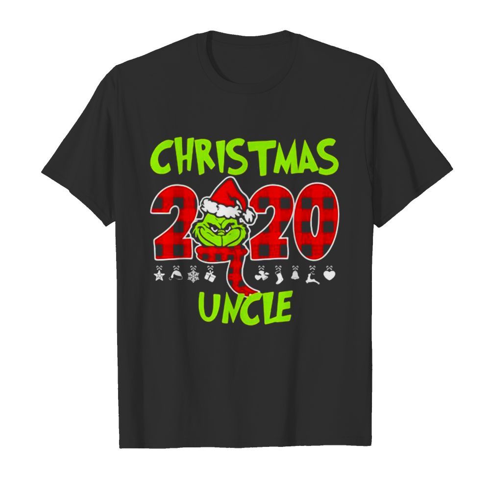 Christmas 2020 Uncle Grinch Hat Santa Claus Merry Xmas  Classic Men's T-shirt