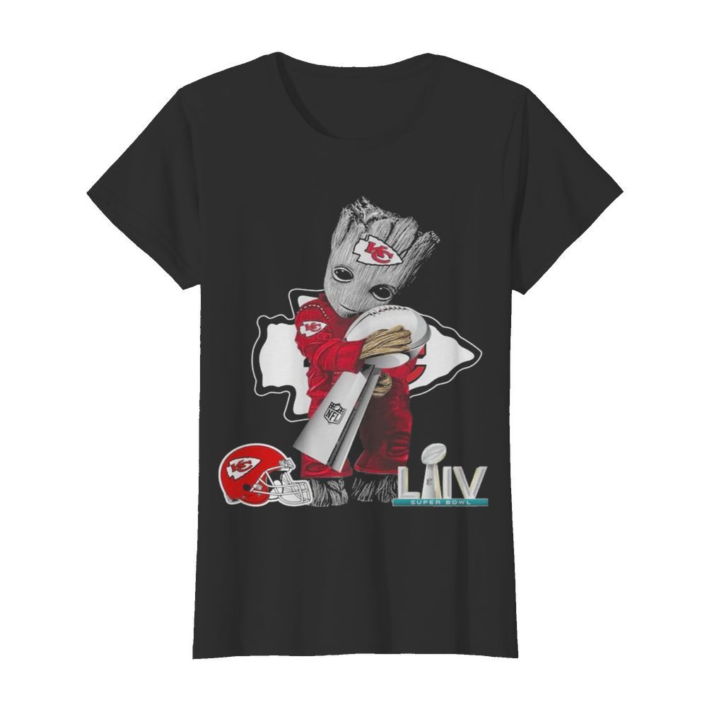 City Chiefs Baby Groot hug cup NFL LIV  Classic Women's T-shirt