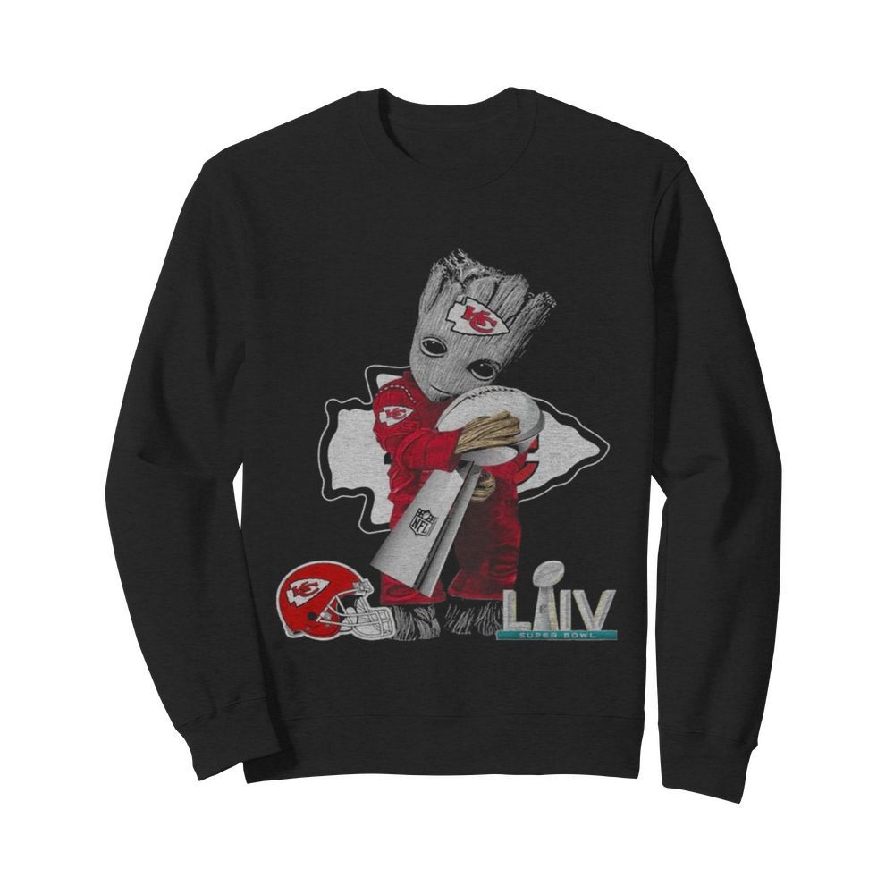 City Chiefs Baby Groot hug cup NFL LIV  Unisex Sweatshirt