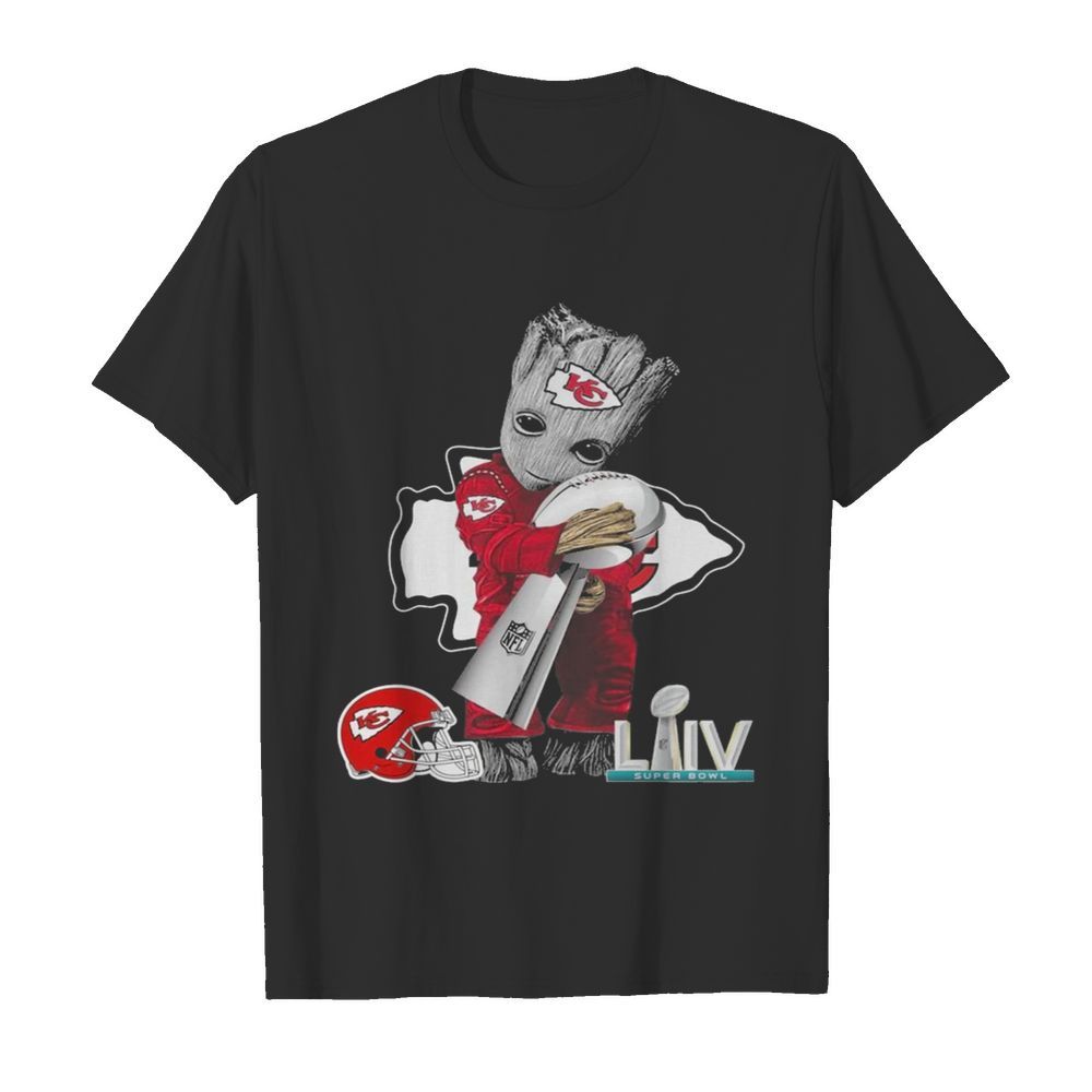 City Chiefs Baby Groot hug cup NFL LIV  Classic Men's T-shirt