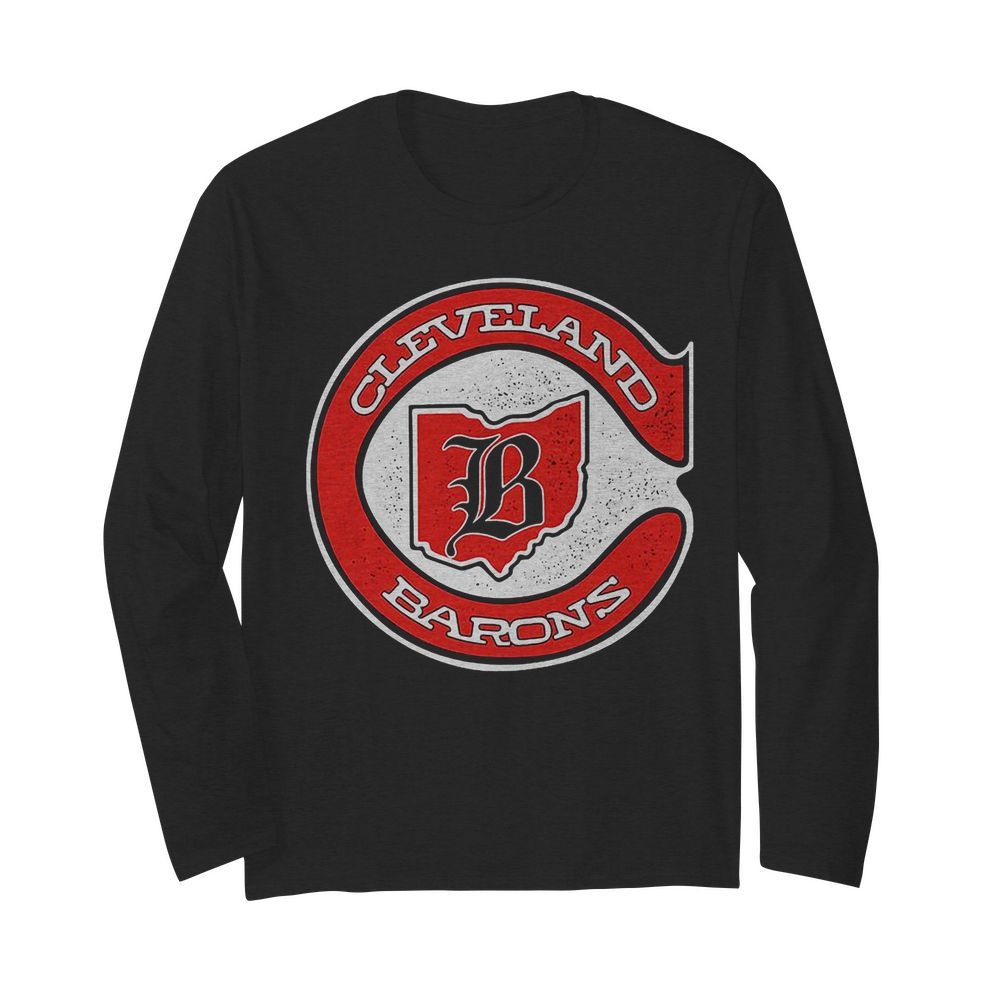 Cleveland Barons Hockey  Long Sleeved T-shirt 