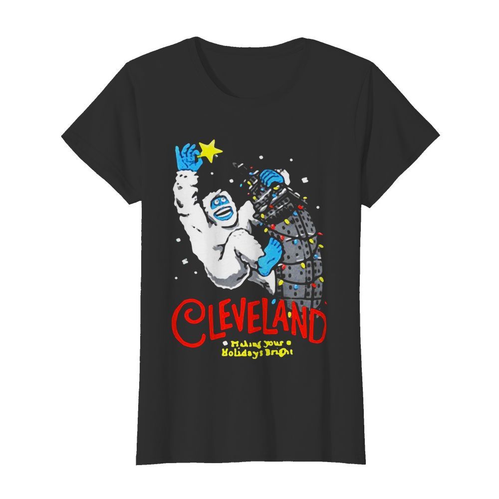 Cleveland Making Your Holidays Bright  Classic Women's T-shirt