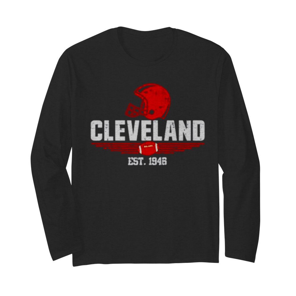 Cleveland est 1946  Long Sleeved T-shirt 