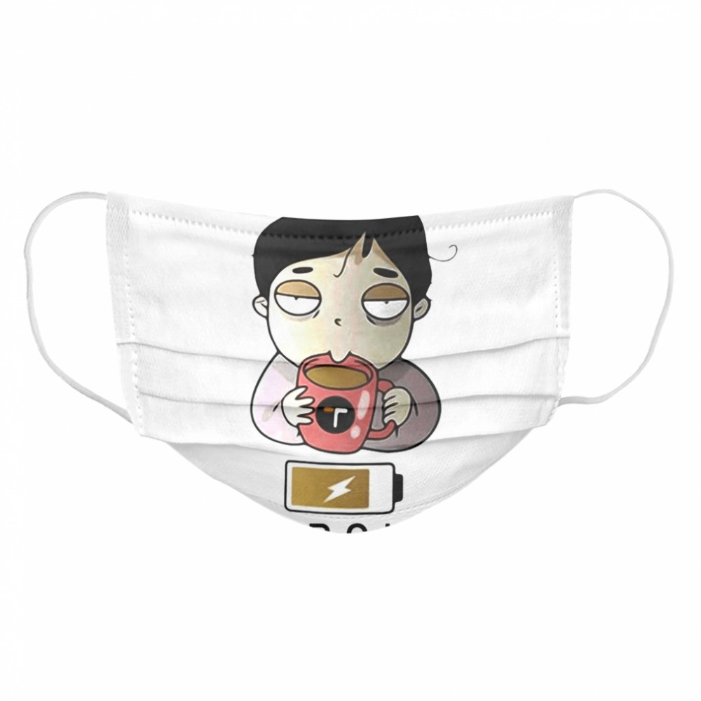 Coffee Charge Female Sublimation  Cloth Face Mask