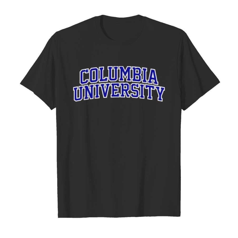 Columbia University blue text  Classic Men's T-shirt