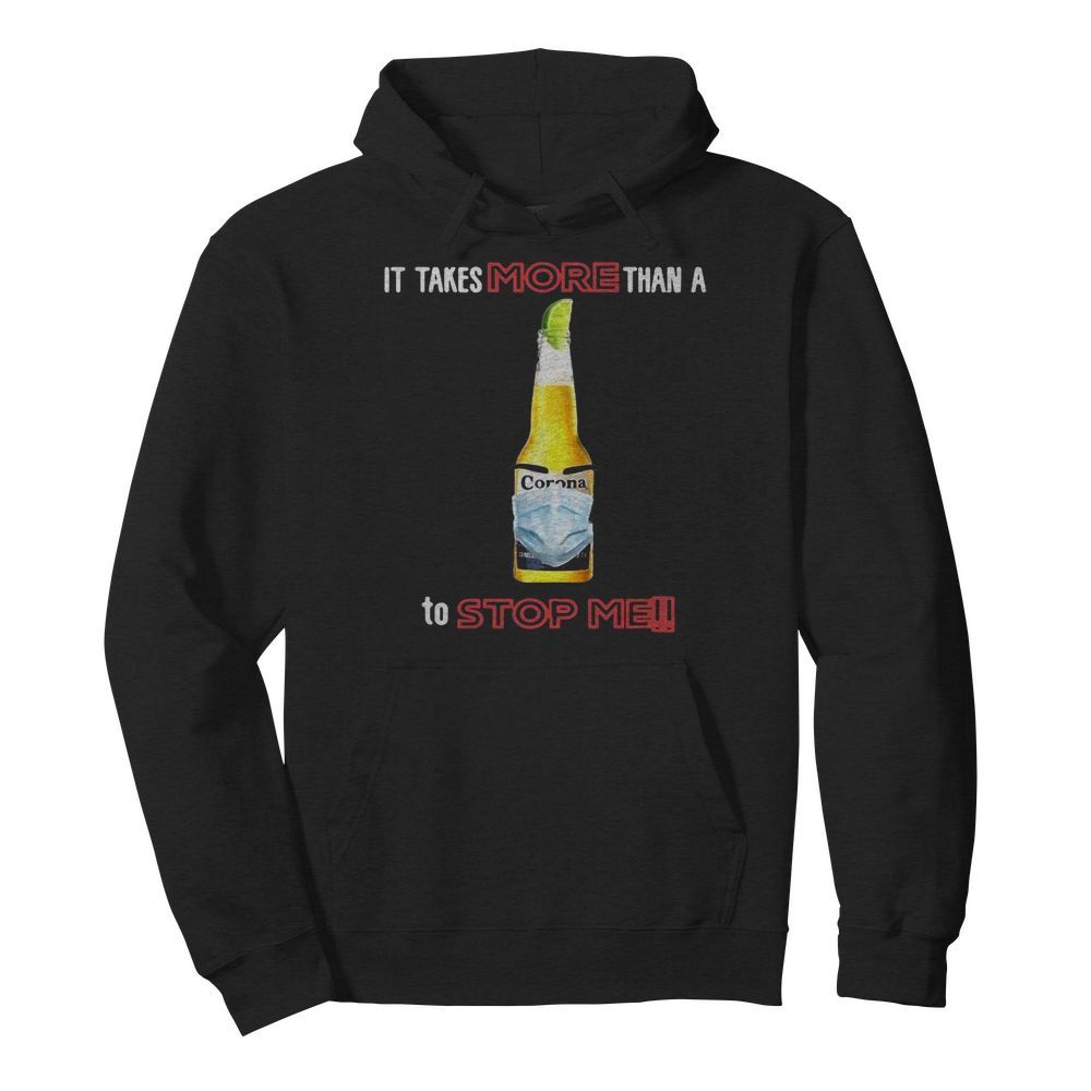 Cool Beer Corona Mask  Unisex Hoodie