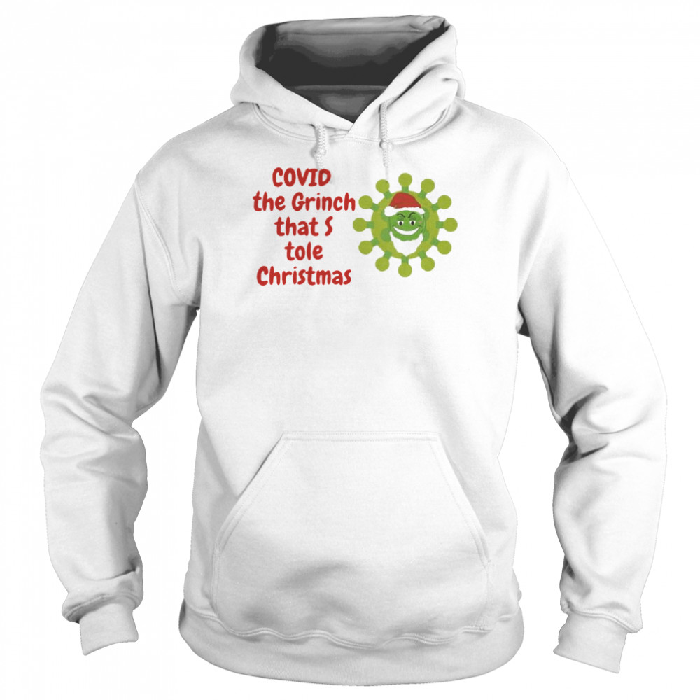 Covid The Grinch That Stole Christmas 2020  Unisex Hoodie